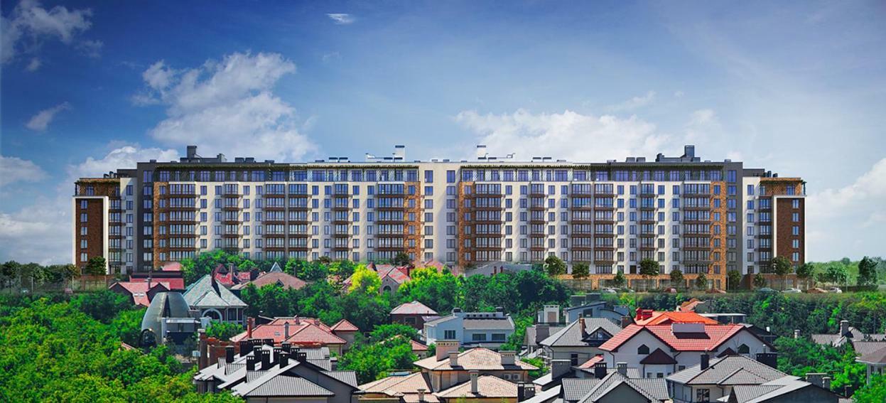 Апартаменти Уютная квартира с видом на море Riviera City Фонтанка Екстер'єр фото